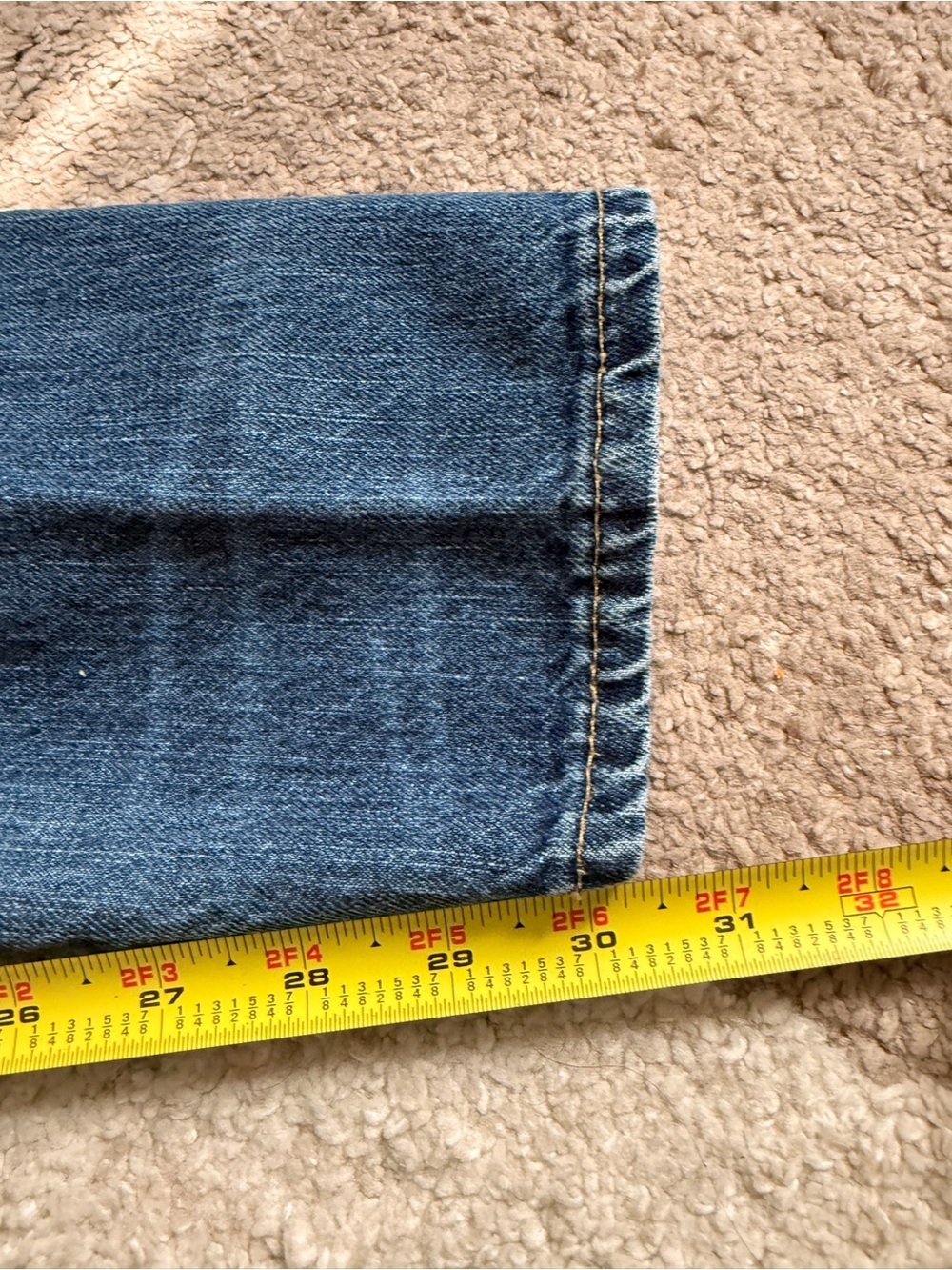 Polo Ralph Lauren Hampton Relax Straight-Leg Blue Denim Jeans- 35 x 32 - Picture 7 of 12